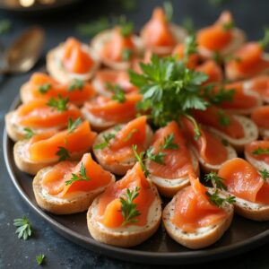 Pack eCommerce WooSteri - 
Plateau de Canapés Saumon